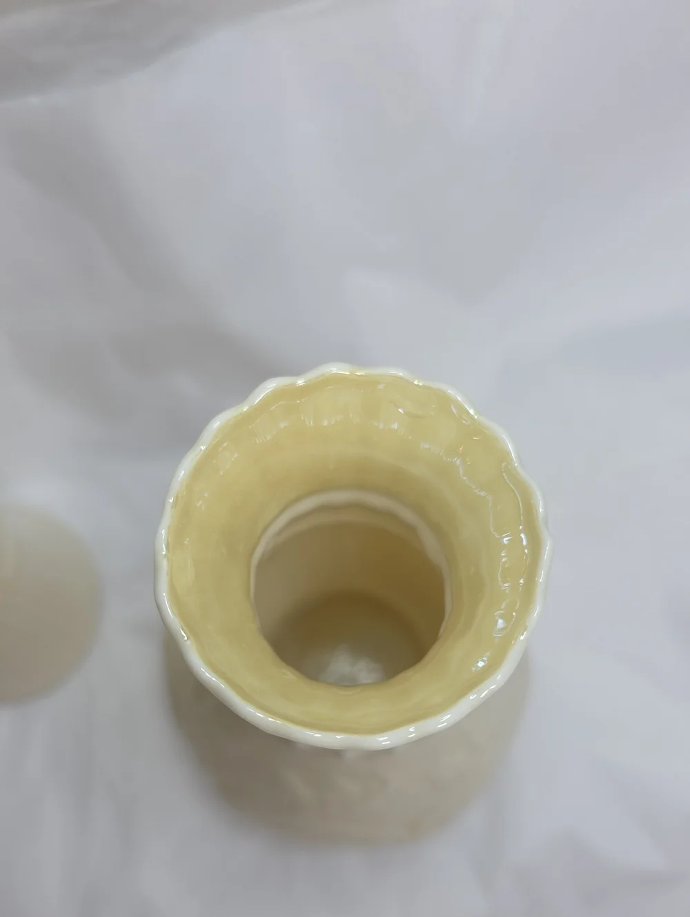 Vintage Belleek 2nd Green Mark Vase (Set of 3)